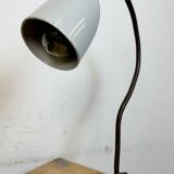 Grey Industrial Gooseneck Table Lamp from Philips, 1960s