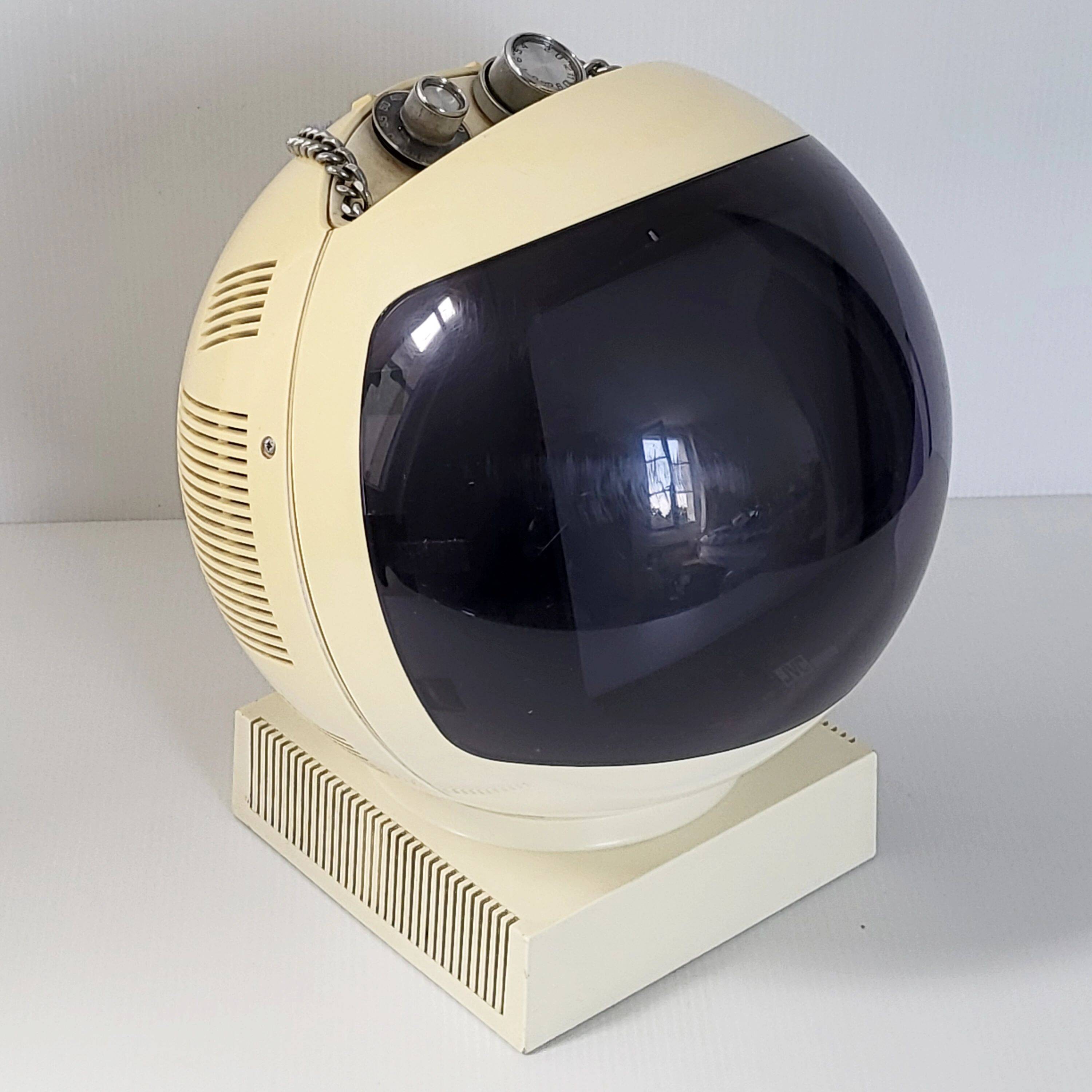 Vintage television JVC NIVICO Videosphere 1970 space age