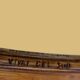 Mid-Century Modern Italian Rattan and Brass Dining Table by Vivai del Sud