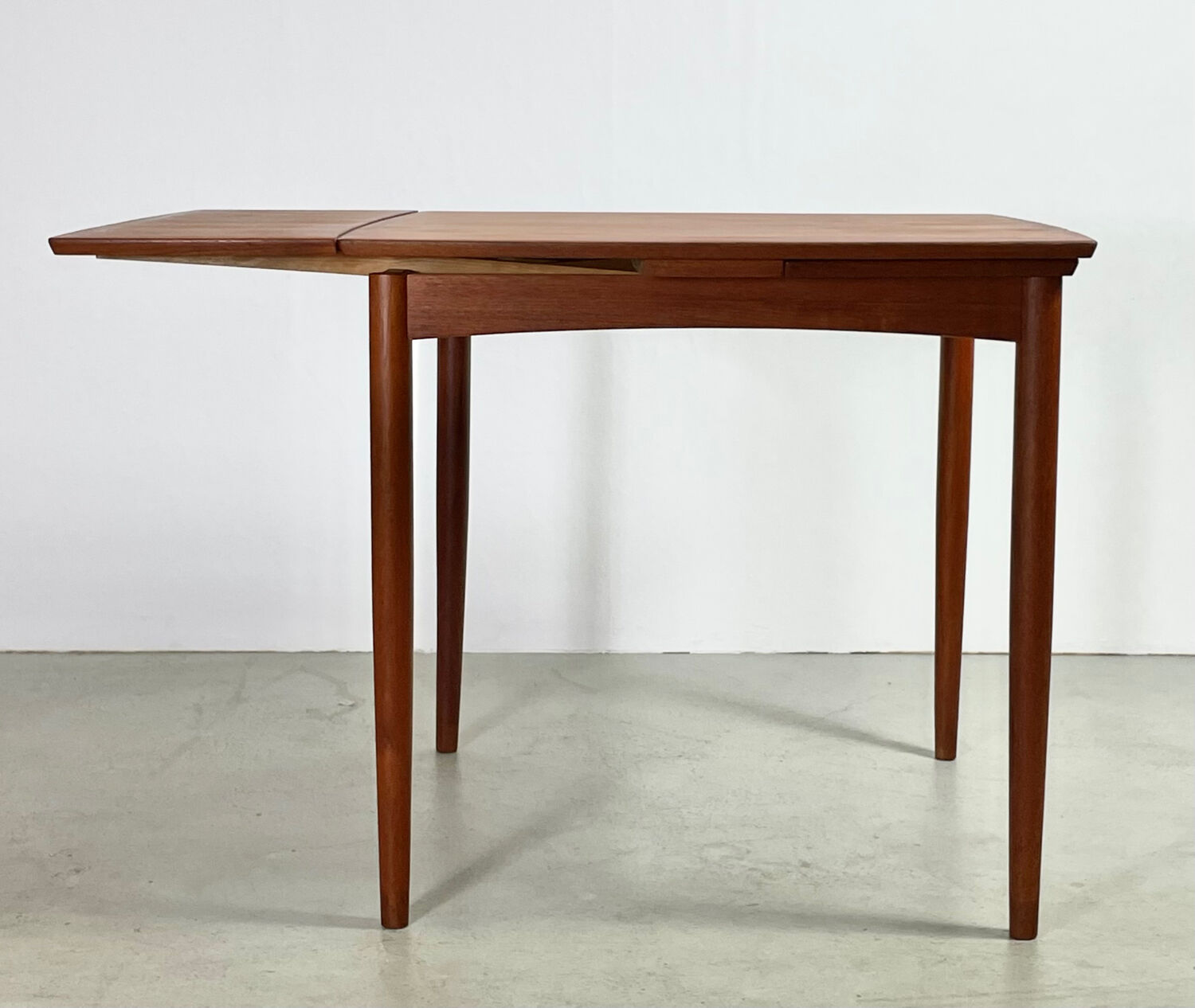 1960s Danish Rectangular Teak Extendable Dining Table