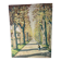 Bright walk, oil on paper signed Vero Cim.