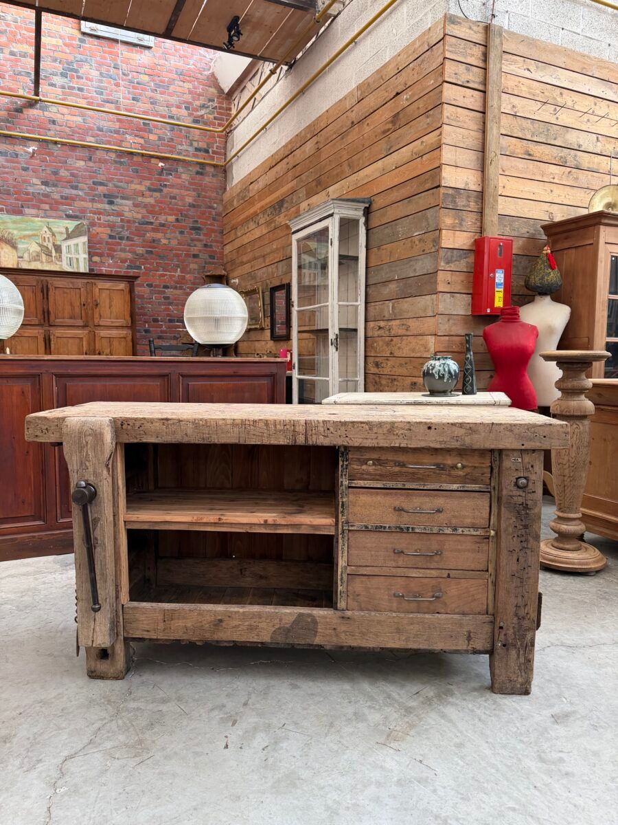Oak desk from the early 20th century.