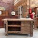 Oak desk from the early 20th century.