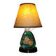 vintage 1960 lamp in lucite - inclusion of dried flowers & edelweiss - retro