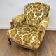 Vintage 50s bergere armchair