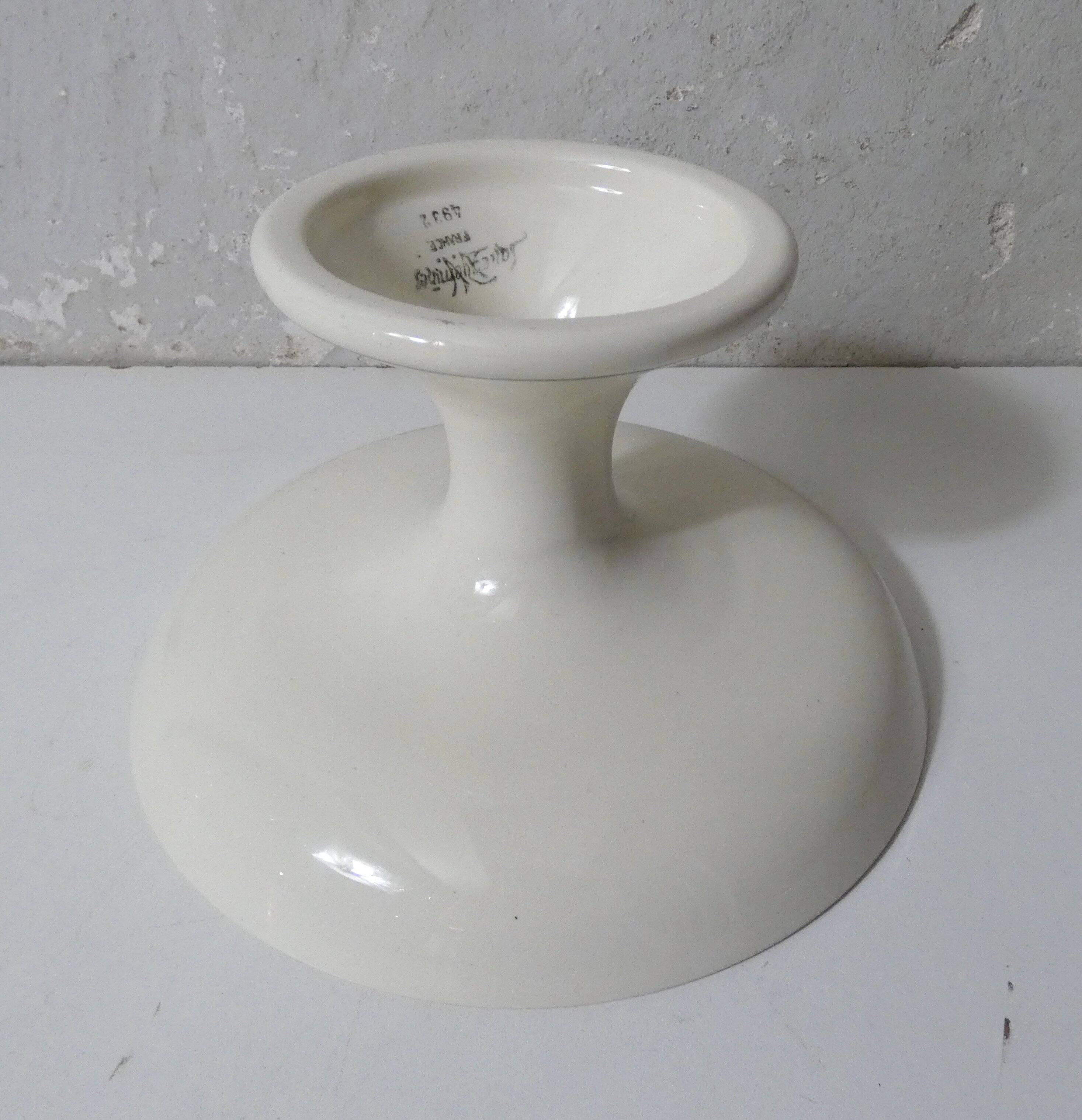Digoin Sarreguemines old footed dish compote 4932