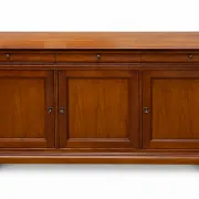 French buffet sideboard in solid fruitwood in Louis-Philippe style.