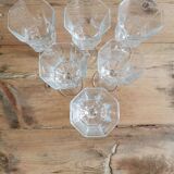 Service of 6 wine glasses Luminarc France