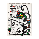 Joan Miro : L'envol de la danseuse, affiche en lithographie originale signée