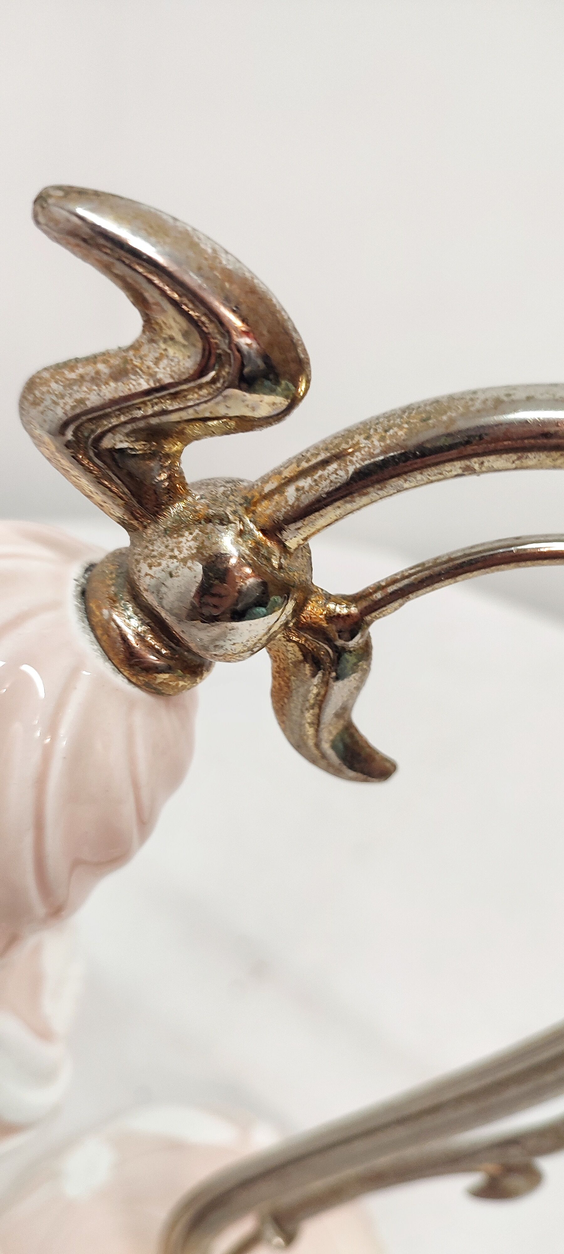 Ceramic desk lamp. Spain, 1980s