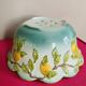 Ceramic cup decorated with lemons in relief, artist GV, 20th century