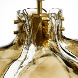 Beautiful 1960s J.T. Kalmar Franken heavy Murano glass floral ceiling lamp