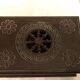 Dark wood open box