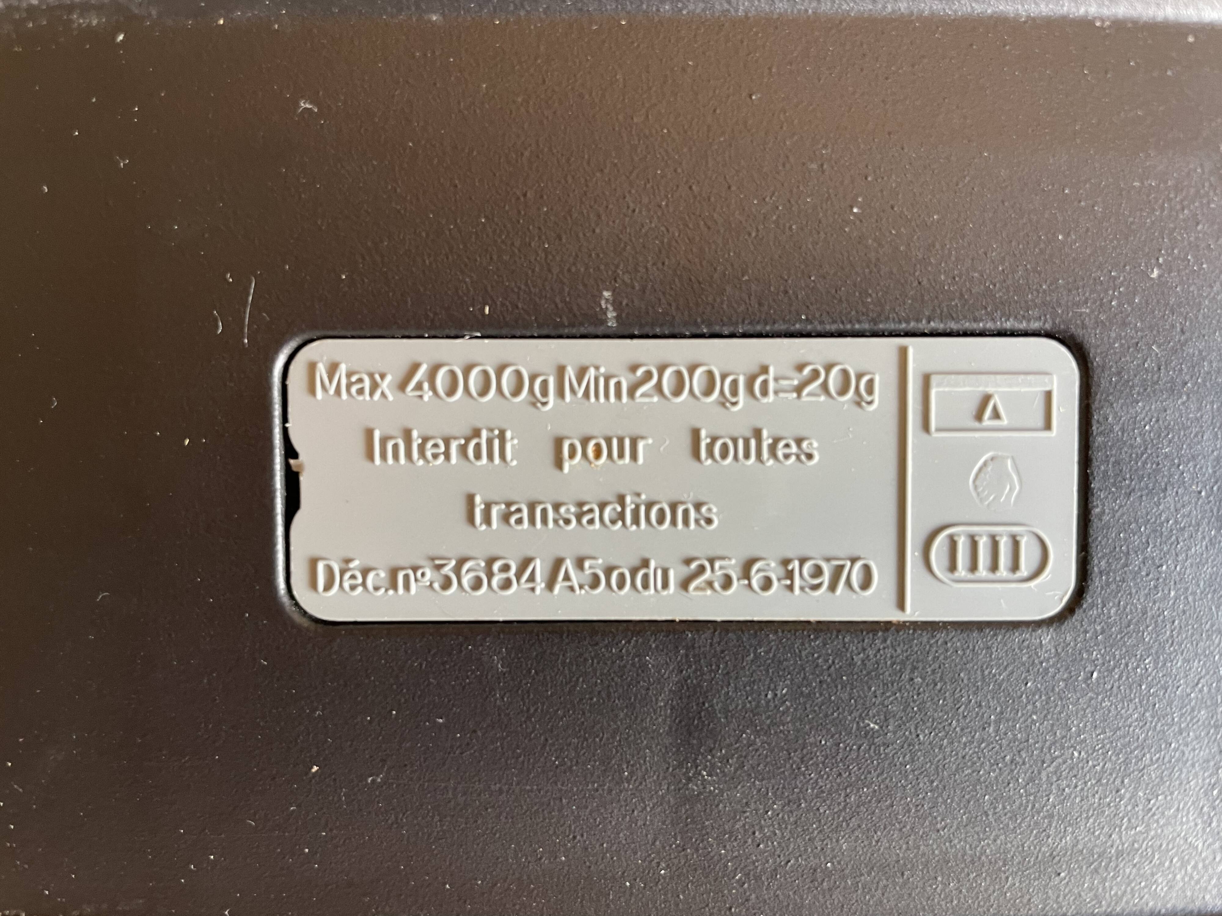 Terraillon 4000 scale