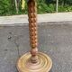 Art Deco floor lamp in solid wood in the style of Charles Dudouyt 1950