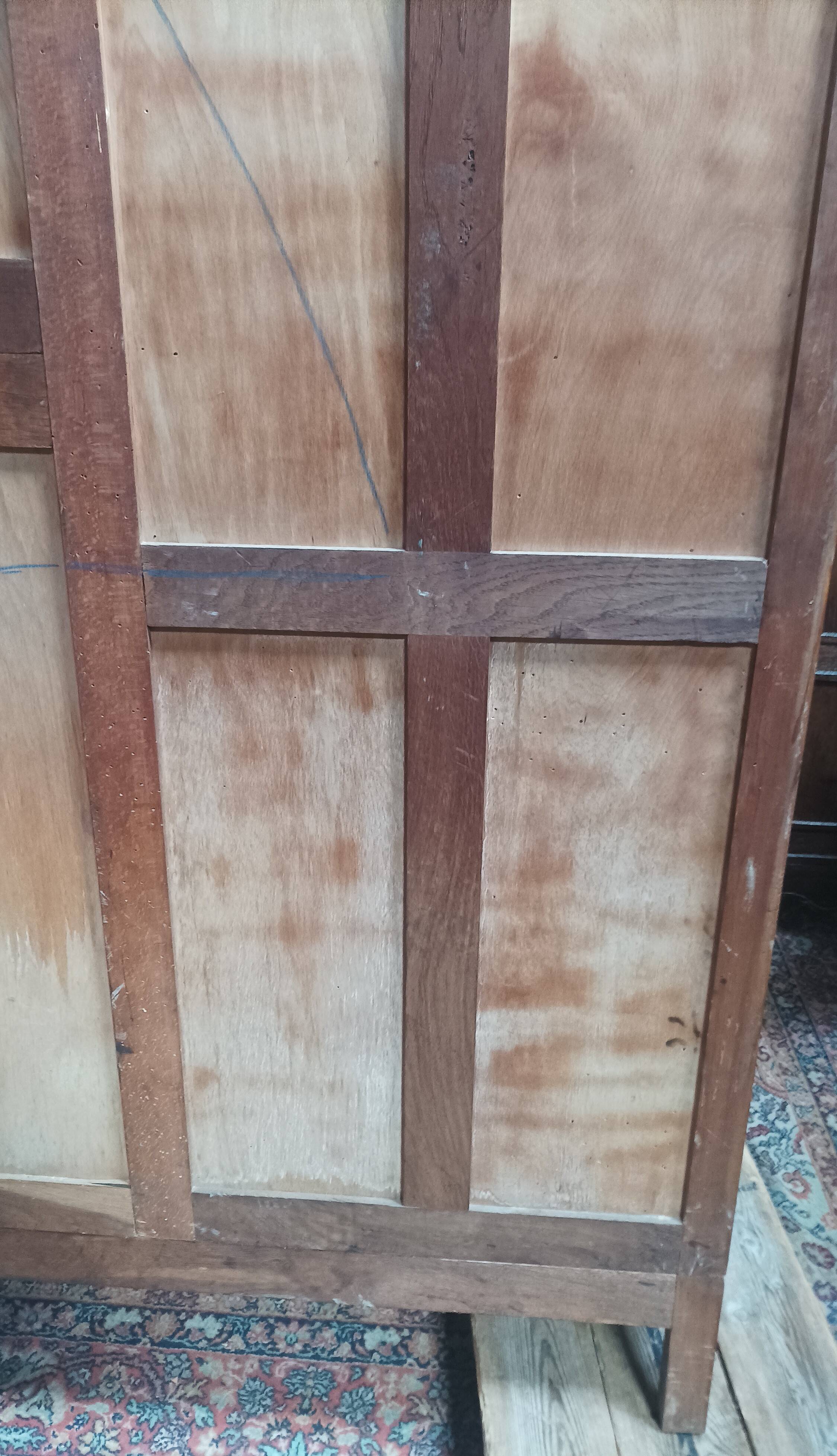1930s beechwood wardrobe