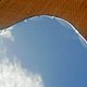 Antique bevelled dressing table mirror