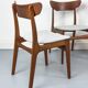 Chaises de salle à manger en teck danois par Schionning & Elgaard, années 1960, ensemble de 4