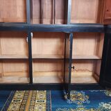 Vintage painted wooden bookcase