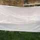 Large white ceremonial tablecloth