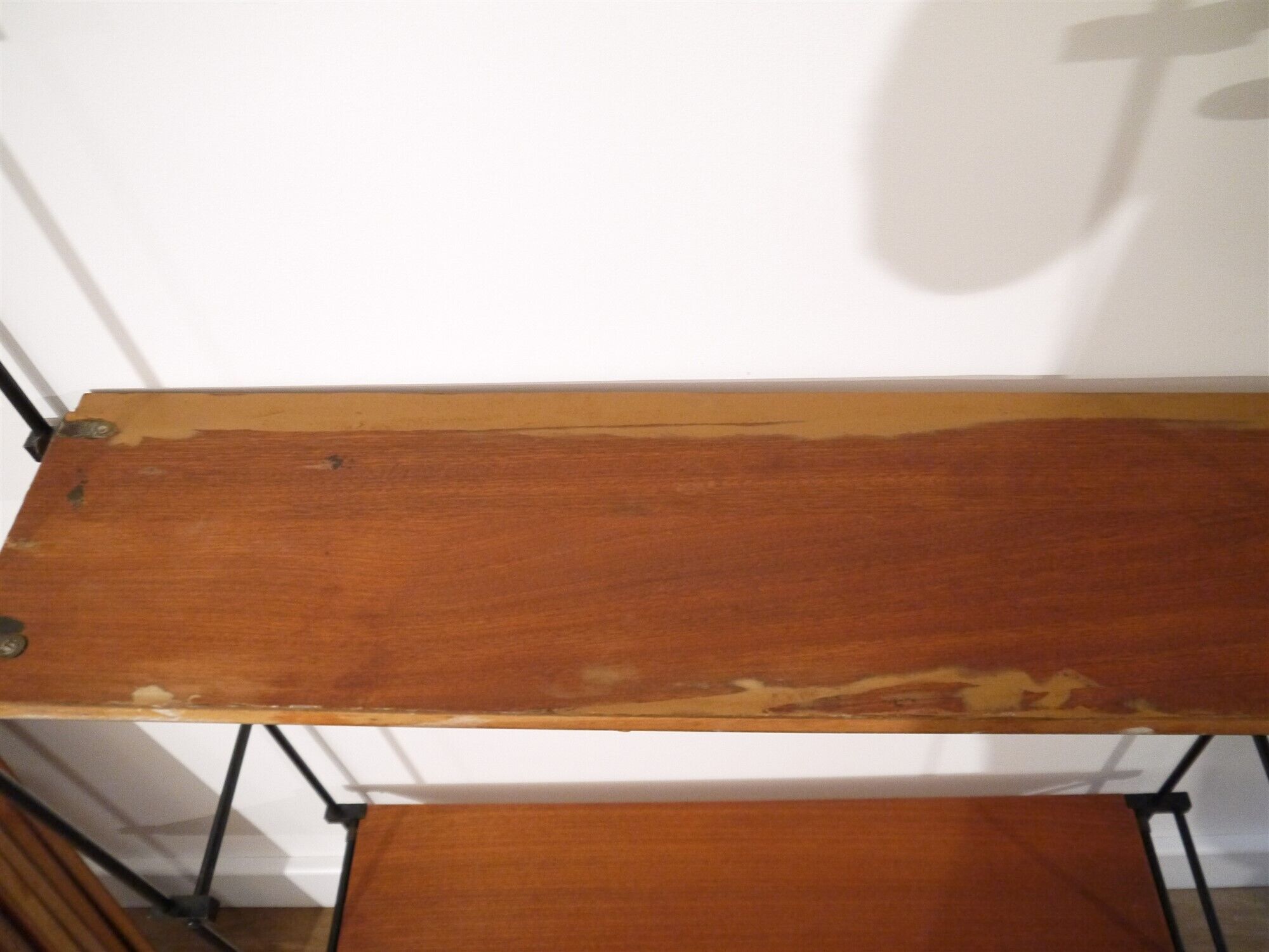 Vintage shelves in teak and metal 1960