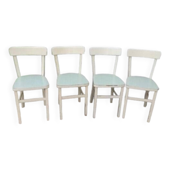 Lot de 4 chaises bistrot et formica