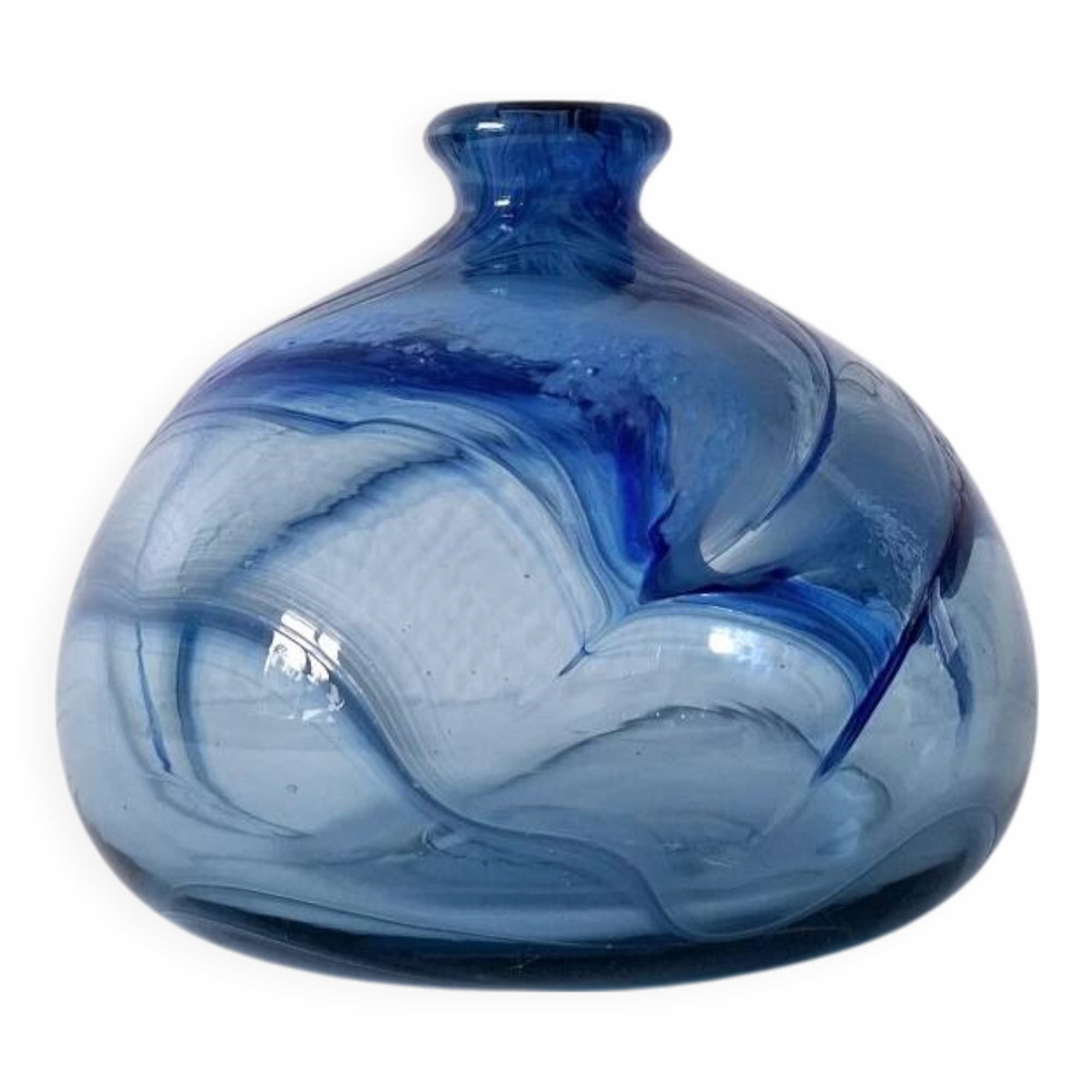 Allex 70s stamped ball vase