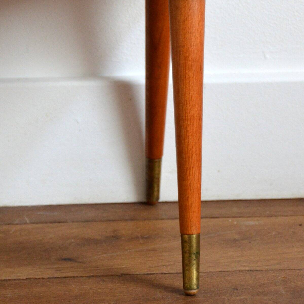 Vintage compass foot console 1950s