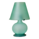 Mint Murano Glass Mushroom Table Lamp from Italy, 1980s Mid-Century with Metal Base