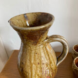 Terracotta and gray orangeade service