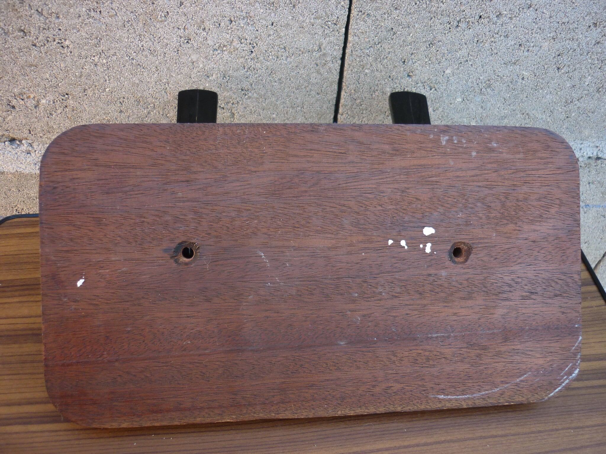 Wooden and Bakelite coat holder