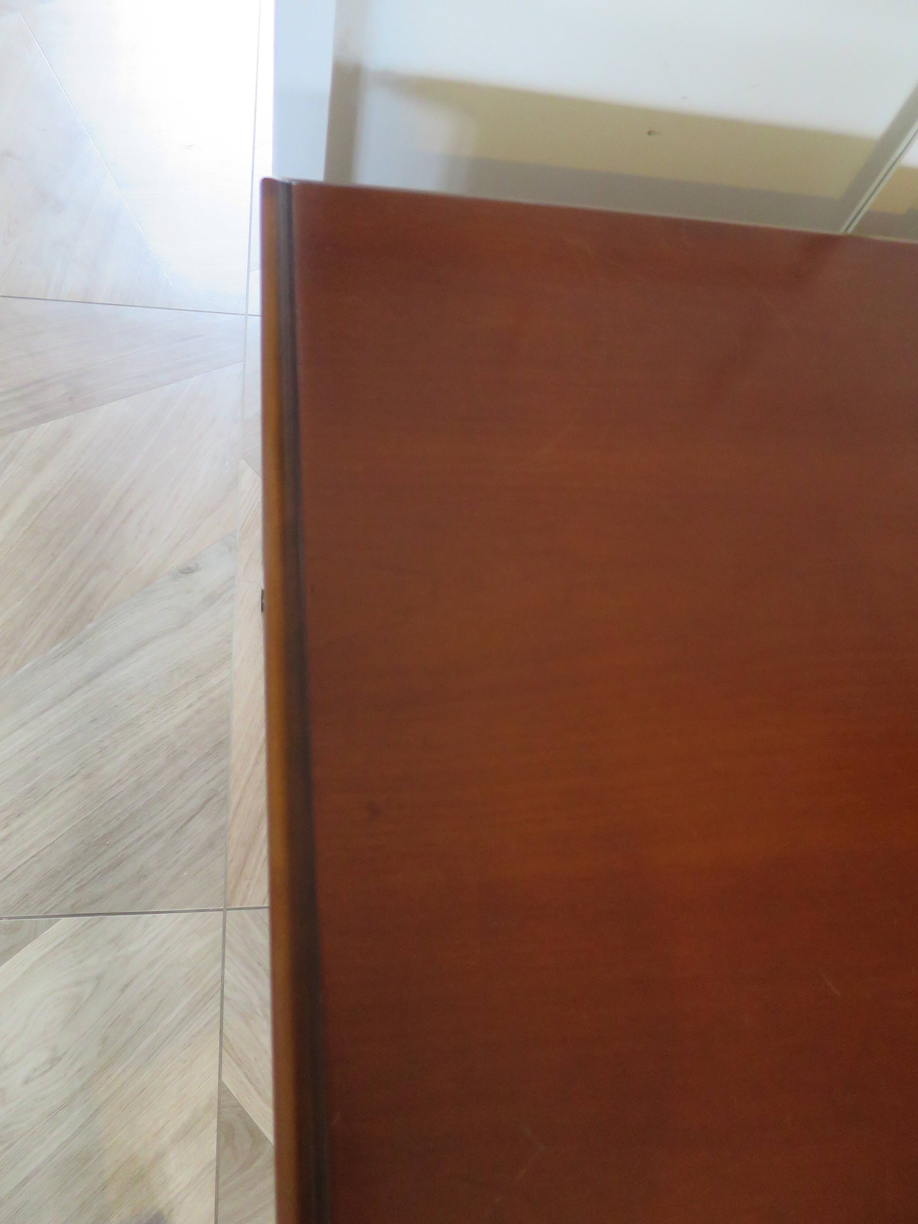 Small minister's desk - 3 drawers - cherry wood - Louis Philippe style