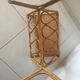 Vintage rattan magazines rack
