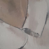 Portrait de femme huile sur toile