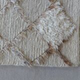 Ivory hand woven and knotted carpets