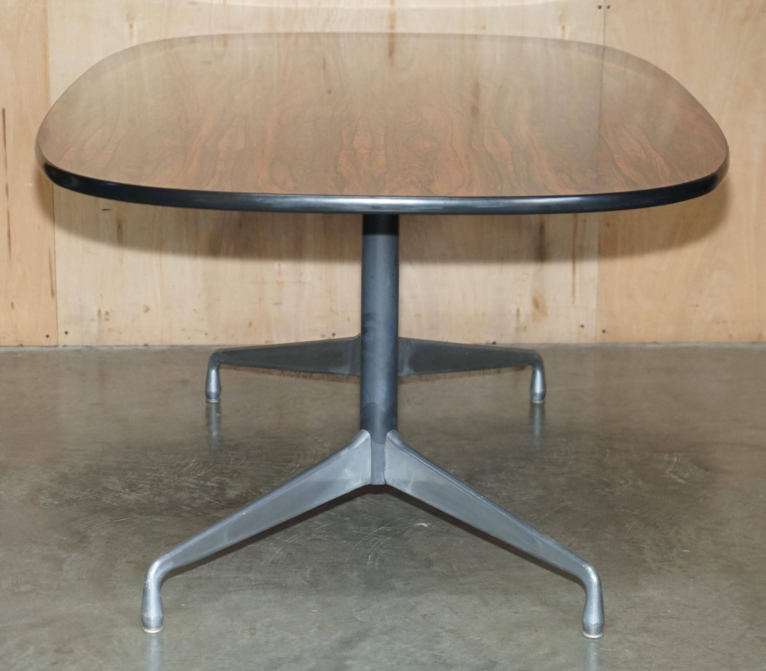 Herman Miller Eames Vintage Mid Century Modern hardwood conference table