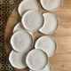 Set of 10 vintage flat plates in the shape of Salins fish