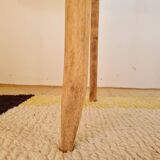 Renovated antique chair – carved wood and green backrest