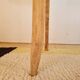 Renovated antique chair – carved wood and green backrest