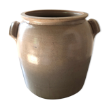 Old grey sandstone pot