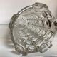 Czechoslovakia Union Crystal Vase, Lens model, 1950s
