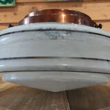 Vintage ceiling lamp/glassware from Clichy