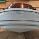 Vintage ceiling lamp/glassware from Clichy