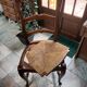 6 cherry wood chairs in Louis XV style