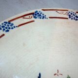Round dish 32.5 cm Gournay signed M. Goupy for MAISON ROUARD