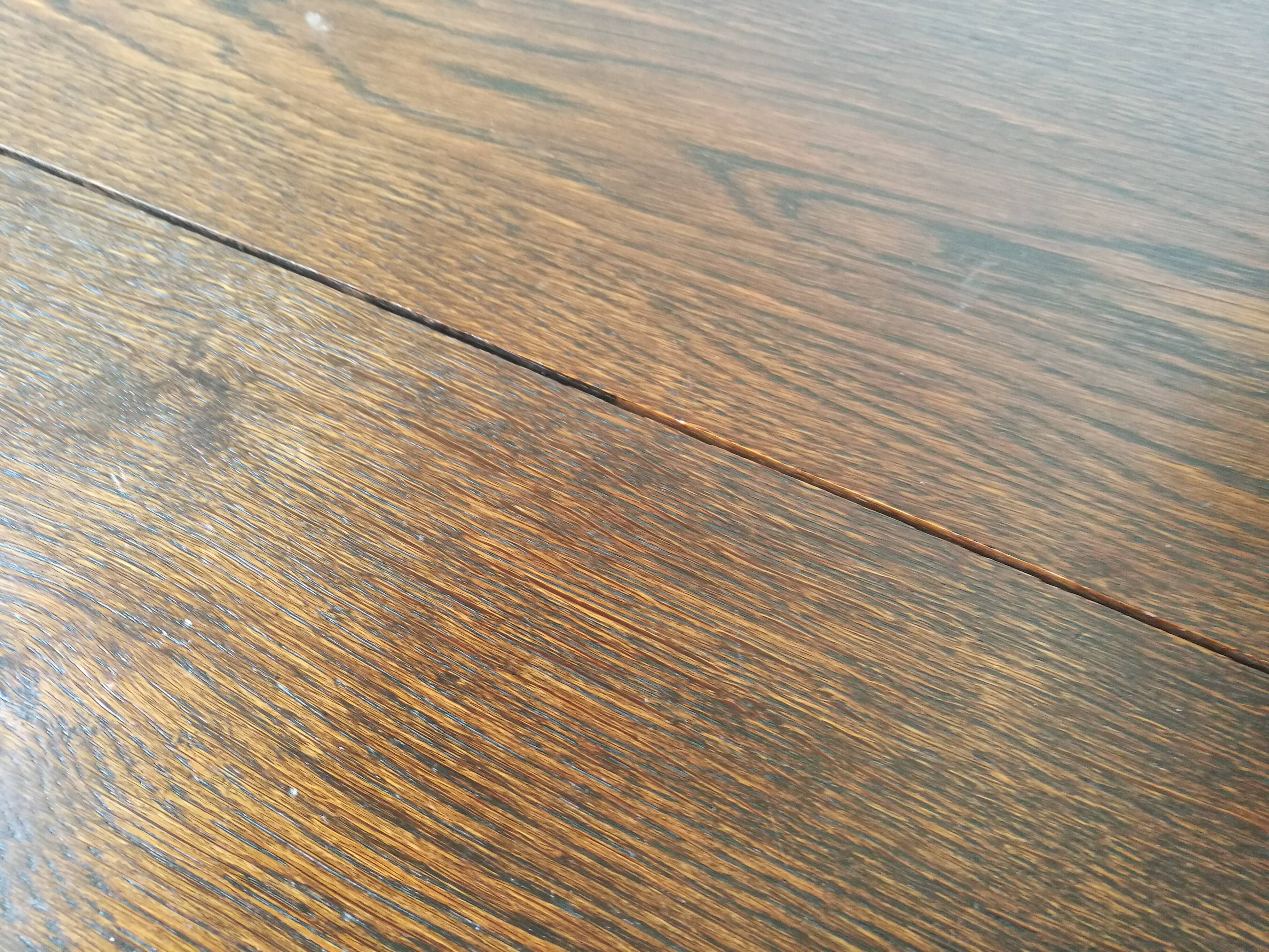 Massive oak farm table