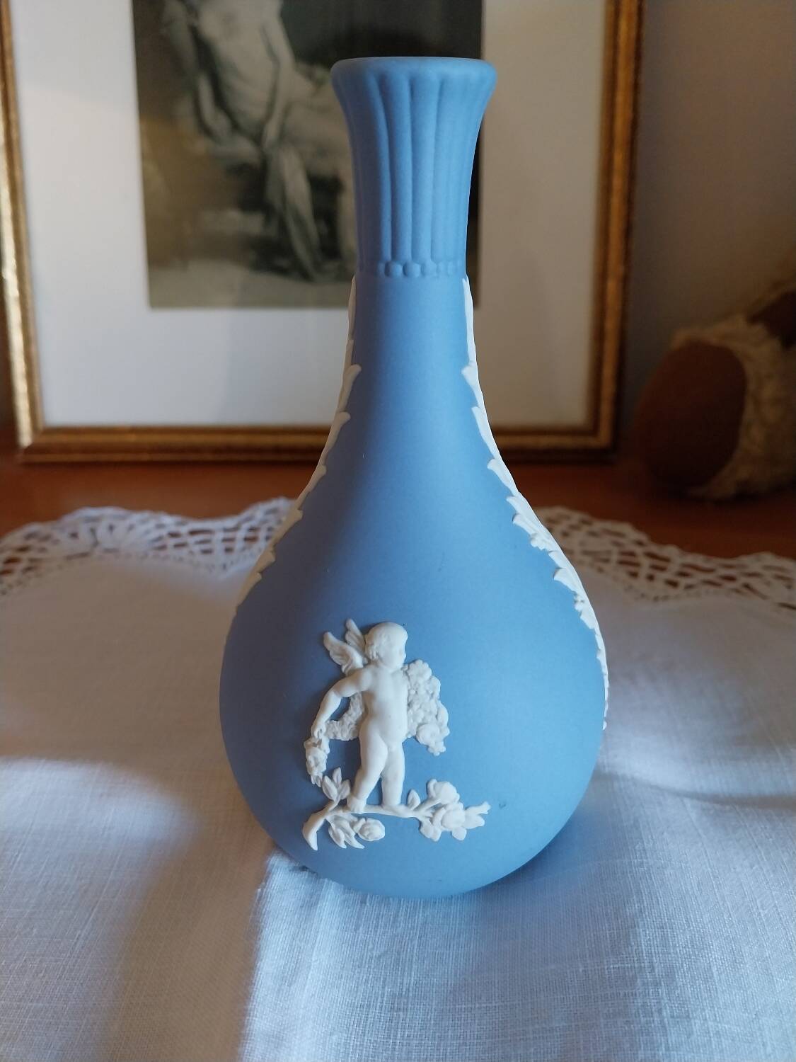 Wedgwood biscuit porcelain vase