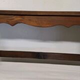 Antique Wall Shelf with Vintage Hooks