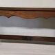 Antique Wall Shelf with Vintage Hooks