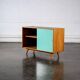 Buffet jiroutek beige and blue sliding doors